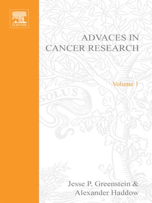 cover image of Advances in Cancer Research, Volume 1